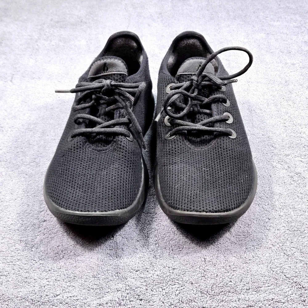 Allbirds Tree Runners Mens‎ Size 11 Black Good Sustainable Mesh Sneakers - Picture 5 of 13